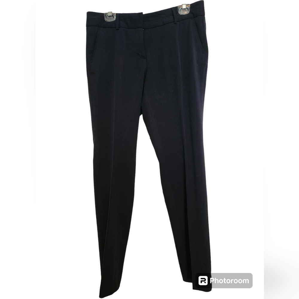 Michael Kors Navy Blue Straight Leg trouser pants SZ 10